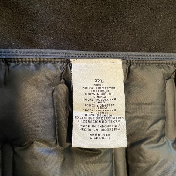 Nautica Men's Water Resistant Mixed Media Jacket XXL Blue New with Tags - Picture 5 of 6